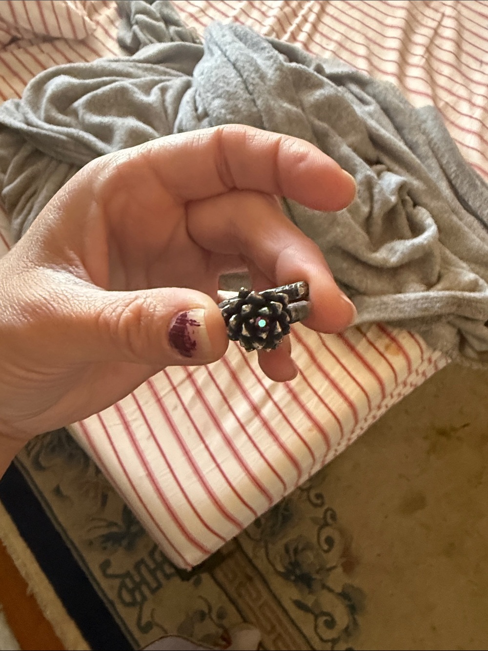 peweter ring - Picture 8 of 9